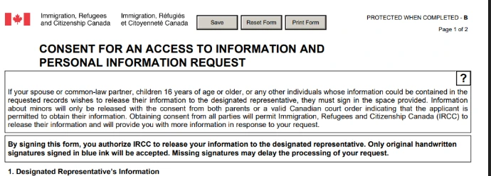 ATIP request